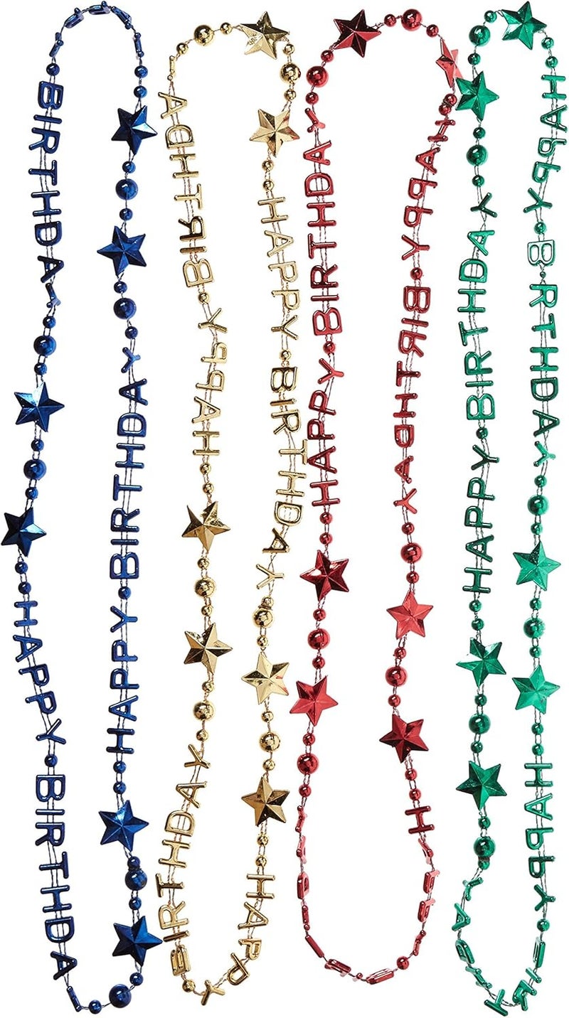 Beistle MultiColor Happy Birthday BeadsOfExpression