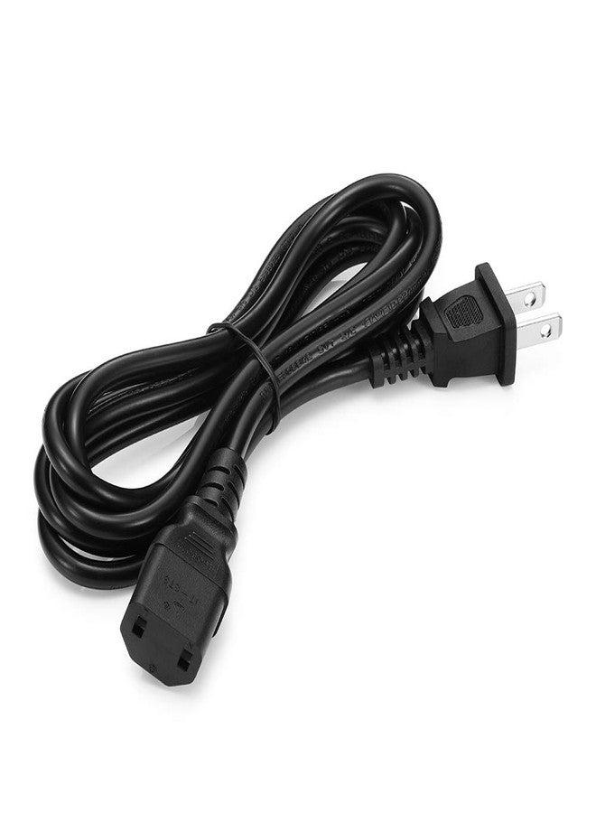SISSFO 2 Pin AC Power Cable Compatible with Sony PS4 Pro, Xbox One/Xbox 360 Slim / 360 E Power Brick, Power Cable Replacement - Image 3