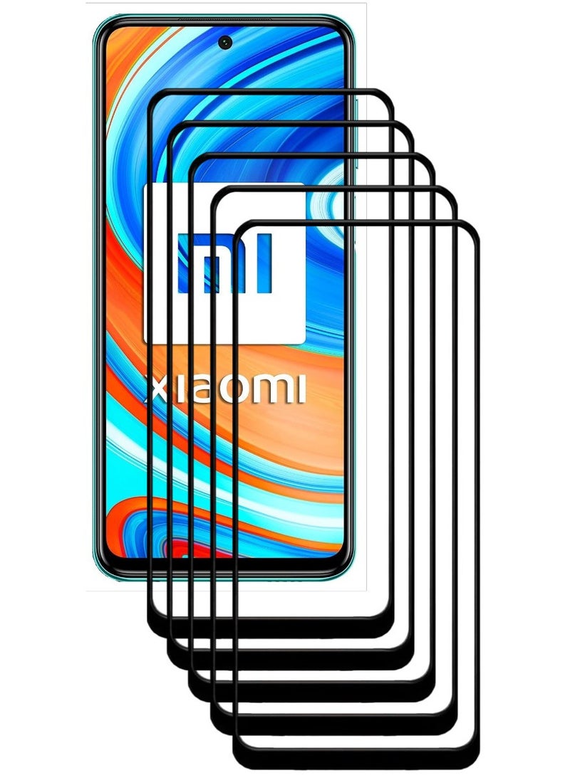 ACLIX 5 Pieces Antistatic ESD Dustproof Premium Quality High Definition Tempered Glass Screen Protector Designed For Xiaomi Redmi Note 9 Pro - Image 1