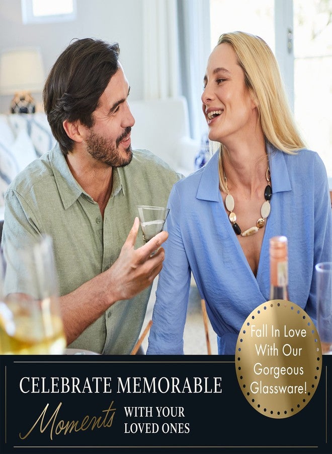 Elixir Glassware طقم كؤوس مارتيني بدون ساق من إليكسير جلاسوير، 4 قطع - 9 أونصة - كؤوس مارتيني مصنوعة يدويًا من الكريستال - كؤوس كوكتيل أنيقة، طقم كؤوس مارتيني من 4 قطع، كؤوس كريستال، هدايا منزلية للنساء والرجال - Image 2