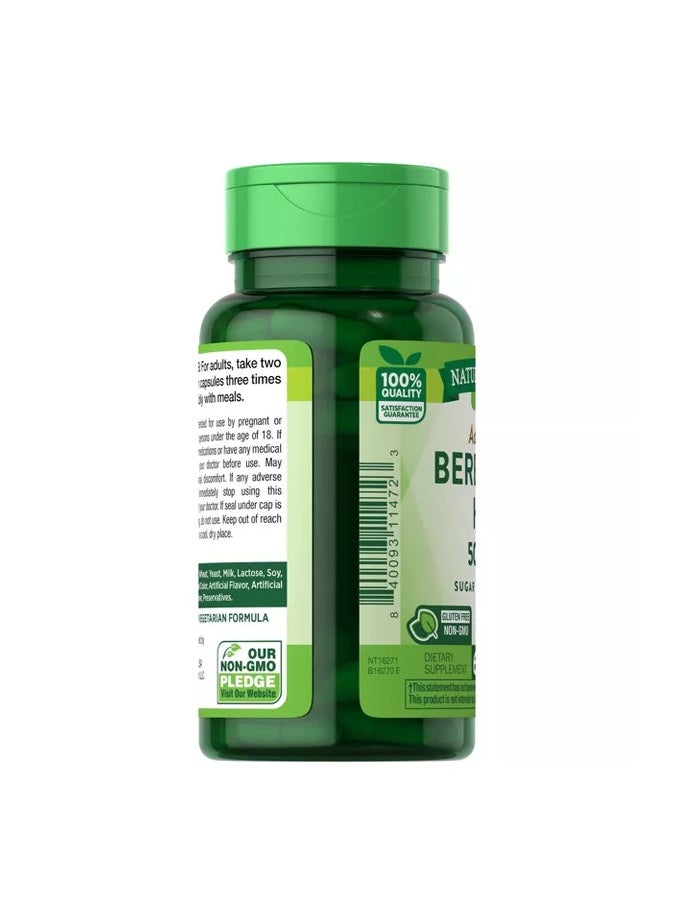 Nature's Truth - Nature's Truth Berberine HCI Supplement 500mg | 60 Capsules - Image 1