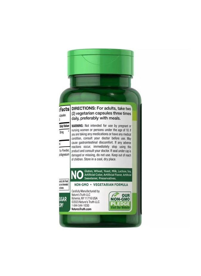 Nature's Truth - Nature's Truth Berberine HCI Supplement 500mg | 60 Capsules - Image 1