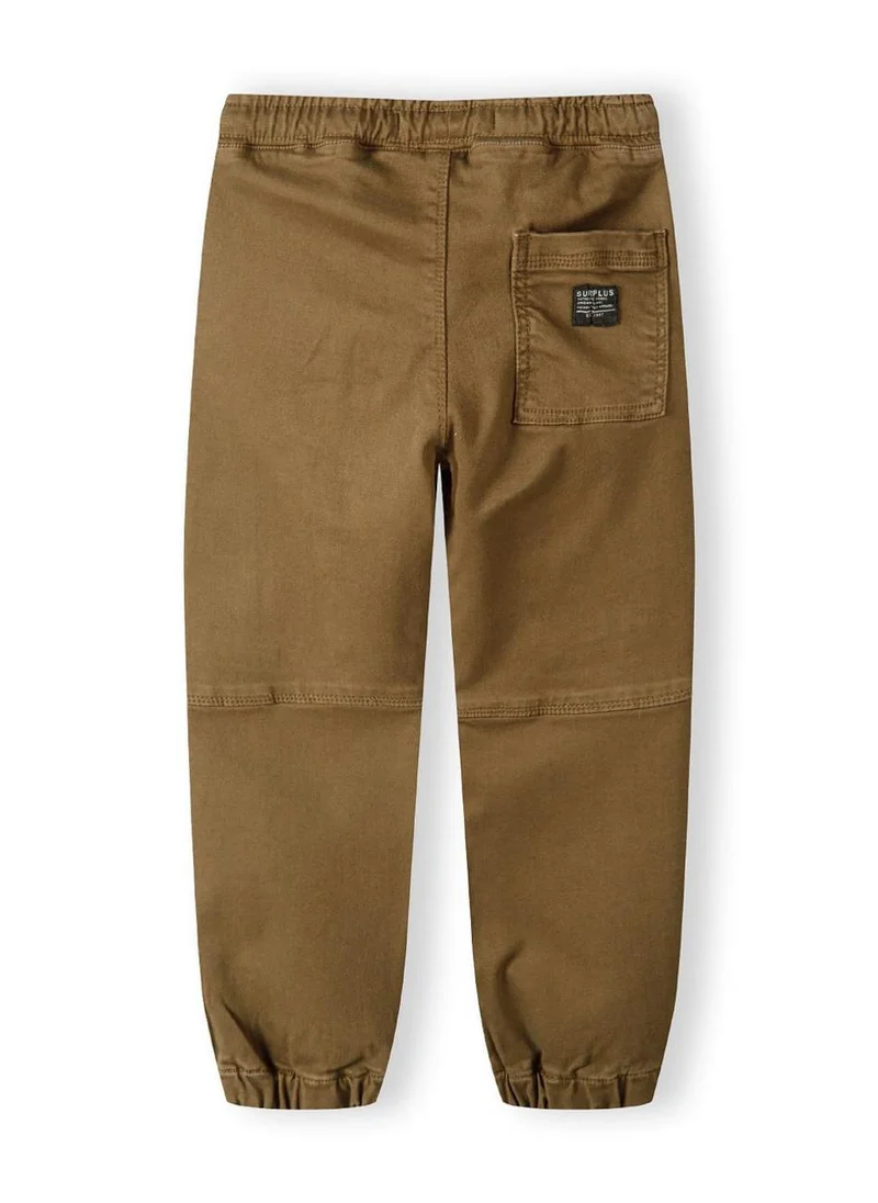 MINOTI Boys' Cargo Pants with Elastic Waist and Cuffed Ankles