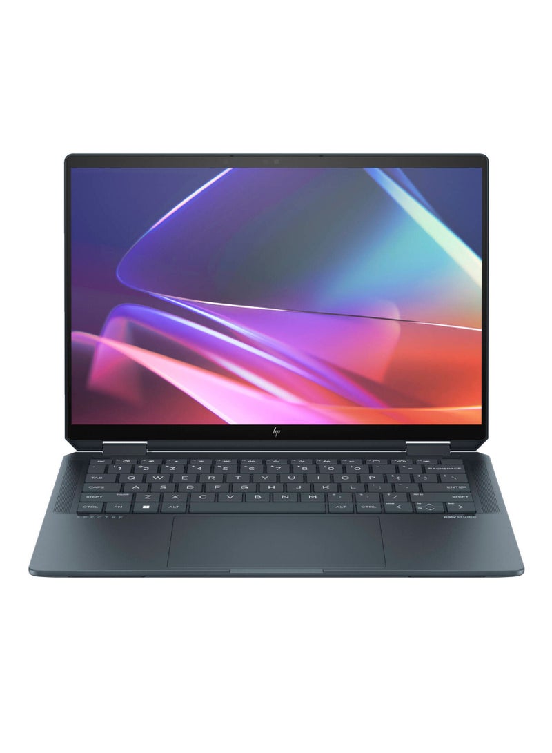 HP كمبيوتر محمول Spectre x360 2 في 1 بشاشة مقاس 14 بوصة ومعالج Core Ultra 7 155H وذاكرة وصول عشوائي 16 جيجابايت ومحرك أقراص SSD سعة 1 تيرابايت وبطاقة رسومات Intel Arc وWindows 11 - Image 2