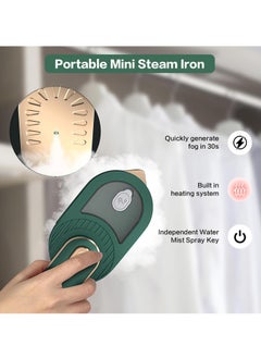 Generic Portable Folding Garment Steamer and Iron - 30s Fast Heating, 40W High-Power Core, Large Panel for Quick Wrinkle Removal, 3D Heating, Lightweight Travel Iron for Home, Travel, and Office  - Image 1
