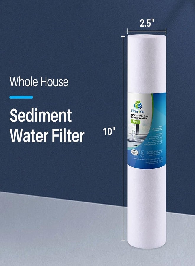 CFS - 4 Pack Whole House Sediment Water Filter Cartridges Compatible with American Plumber WPD-110 Models - Remove Bad Taste and Odor - Whole House Replacement Filter Cartridge - 5 Micron - Image 3
