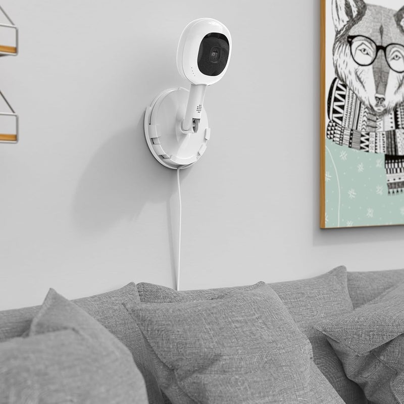 TIUIHU Wall Mount for Nanit Pro 1080p HD Smart Baby Monitor and Flex Duo Stand - Image 2