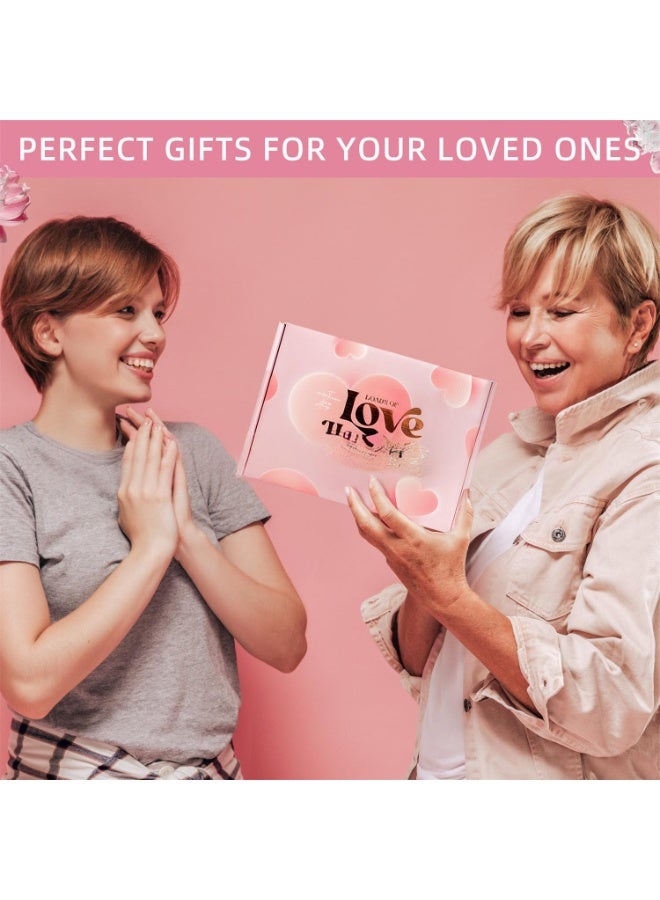 Gifts Basket for Women - Birthday Gifts for Women, Inspirational Gift,Unique Gift Ideas for Women,  Relaxing Care Package for Women Gifts for Her Wife Bestie Sister Female Friend Gift(Ramadan/Anniversary Gift) Pink - Image 3