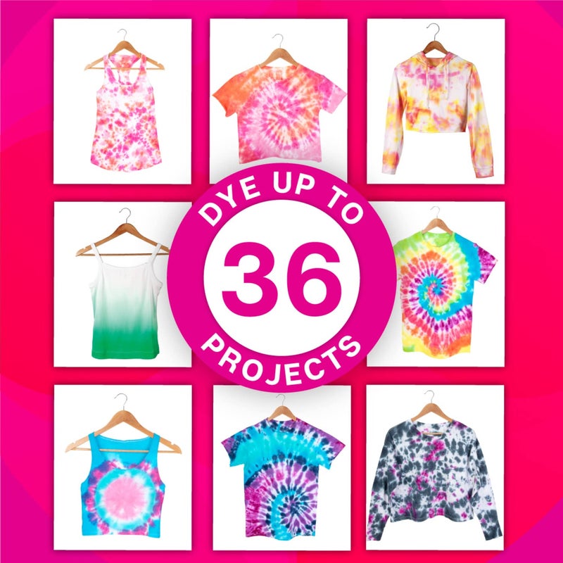 Tulip One Step Tie Dye Kit: Tie Dye Party Supplies, 18 bottles - Image 4