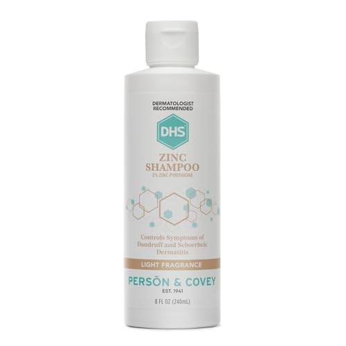 DHS Zinc Shampoo – Dandruff Shampoo – for Flaky and Dry Scalp with 2% Zinc Pyrithione, 8 oz - Image 1