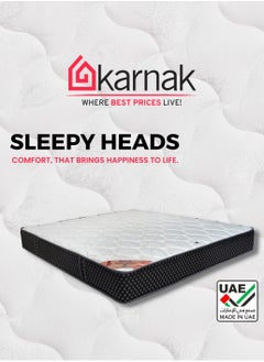 KARNAK Karnak Sleepy Heads Reversible Bonnell Spring Mattress (Medium Feel) Thickness 23cm - 180 x 190cm (UK - Short Super King Size)  - Image 2