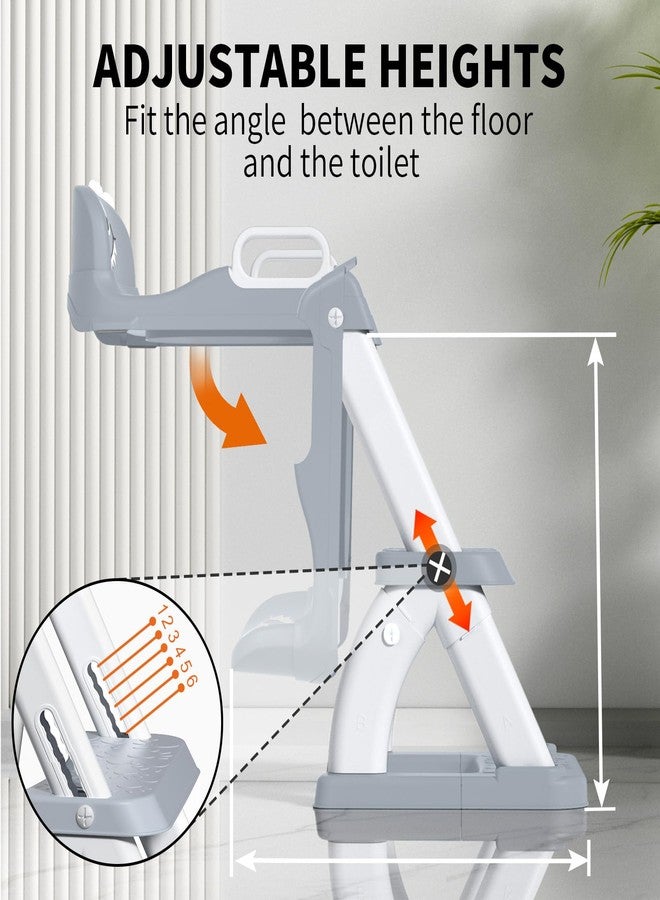 AJVV Potty Training Seat for Toddlers, 2 in 1 Potty Training Toilet with Anti-Slip Pad Step Stool, Toddler Toilet Seat for Boys and Girls (Include 2 Ducks) - Image 3