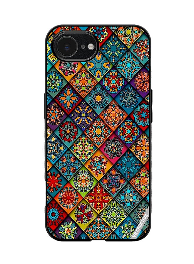 VR CREATIVE Protective Case Cover For Apple iPhone 16e Mix Flower Design Multicolour