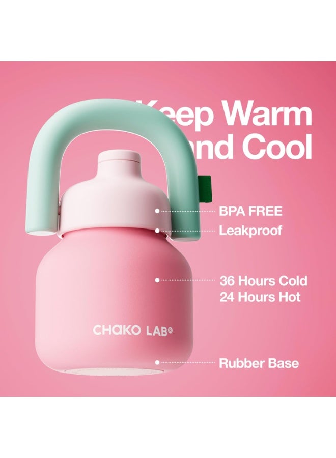 Chako Lab Stainless Steel Vacuum Insulated Tumbler - Pink Blue