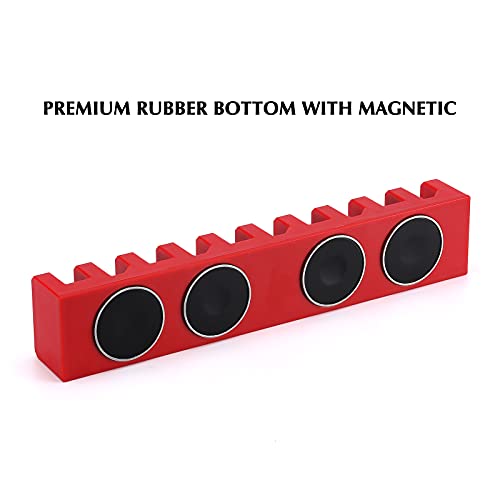 EMENTOL Red Magnetic Plier/Wrench Holder, Tool Organizer, 10 Plier Organizers, Modular Screwdriver Organizers - Image 4
