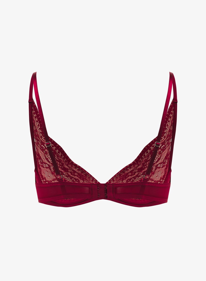 hunkemoller Lace Plunge Neck Bra - Image 2