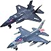 HOLYFUN Double Fighter Jet Toy F35  F16 Diecast Planes with Lights  Sounds Pull Back Military Airplane Toy Gift for ToddlerKids Boys - Image 4