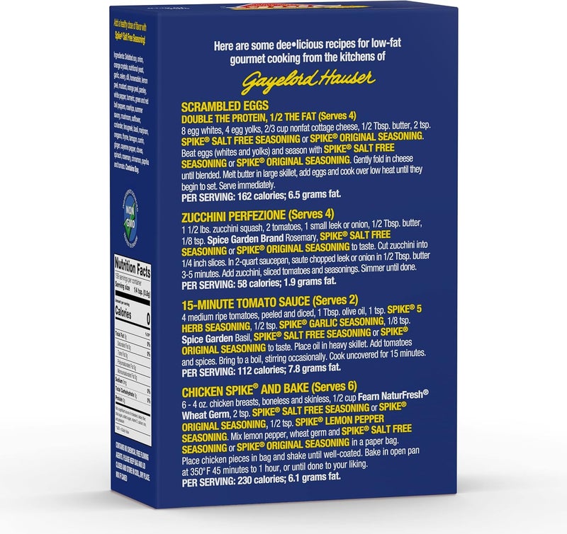 Spike Salt Free All Purpose Seasoning - 4.5 oz Gourmet Magic - Image 3