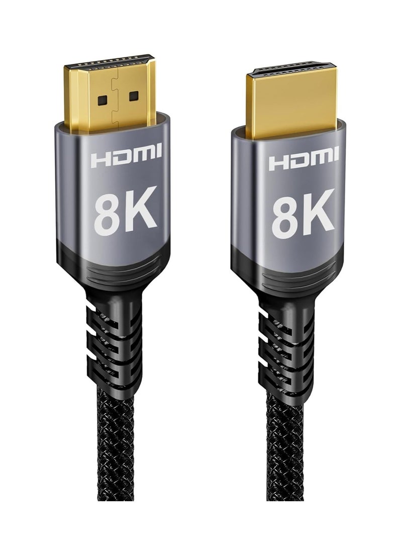 HDMI 2.1 Cable 20M – 8K 60Hz, 4K 240Hz Ultra High Speed 48Gbps, eARC, HDR10+, HDCP 2.3, DTS:X Compatible