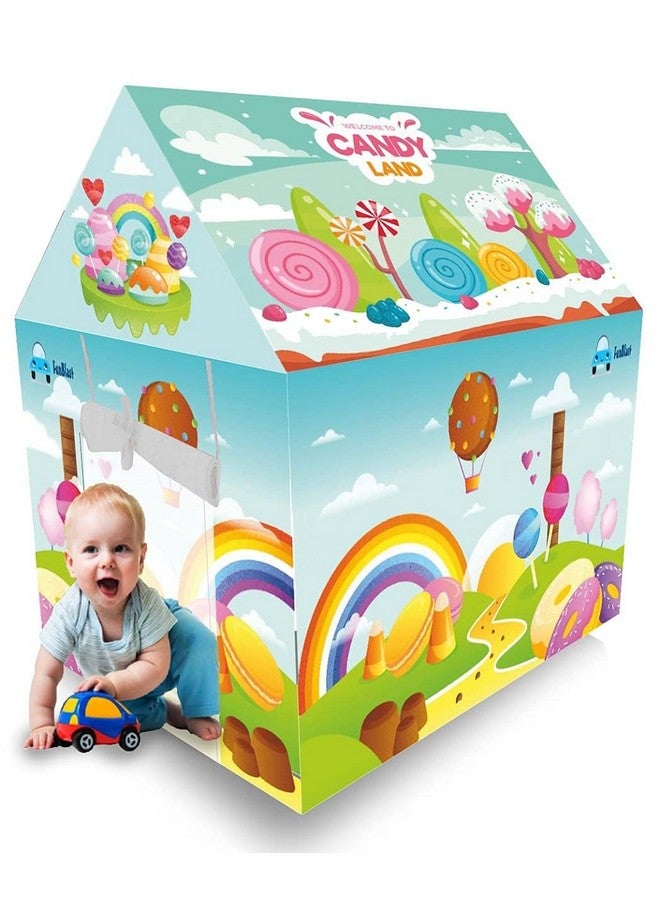 FunBlast Tent House for Kids - Sweet Candy House Play Tent House for Children, Pop Up Play Tens for Kids, Girls and Boys, Indoor and Outdoor Kids Tent House (Multicolor) - Image 1
