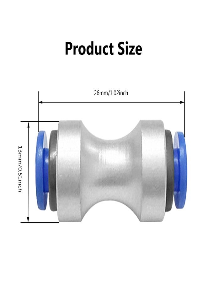 CNZTHDY Teflon Feed Tube Connector for 3D Printer Bambu Lab P1P/P1S/X1/X1C/X1E, AMS Feed PTFE Feed Tube Connector FDM 3D Printer Accessories Parts, Interface 1 Diameter 4mm, Interface 2 Diameter 2.5mm - Image 2