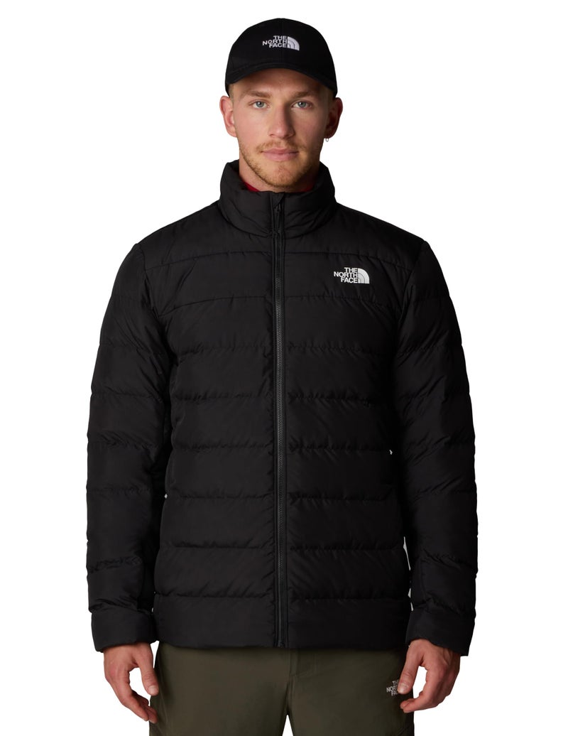THE NORTH FACE Mens Aconcagua 3 Jacket Standard Big Size Wind Resistant Water Repellent 600 Fill Waterfowl Down Insulation TNF BlackNPF Large