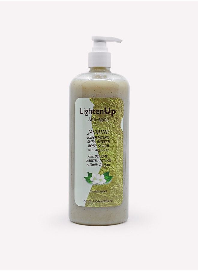 LIGHTENUP - Lighten Up Anti-Aging Jasime Exfoliating Shea Butter Body Scrub - Image 1