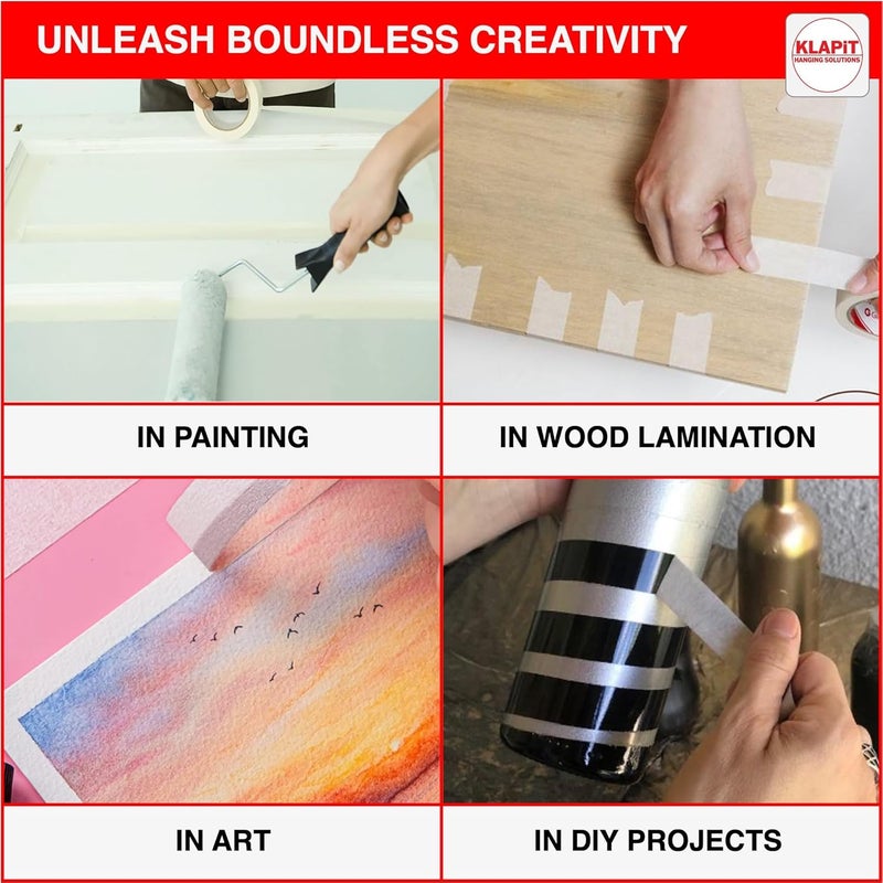 KLAPiT GRIPX Multi-Surface Masking Tape - 3 Pack - Image 5