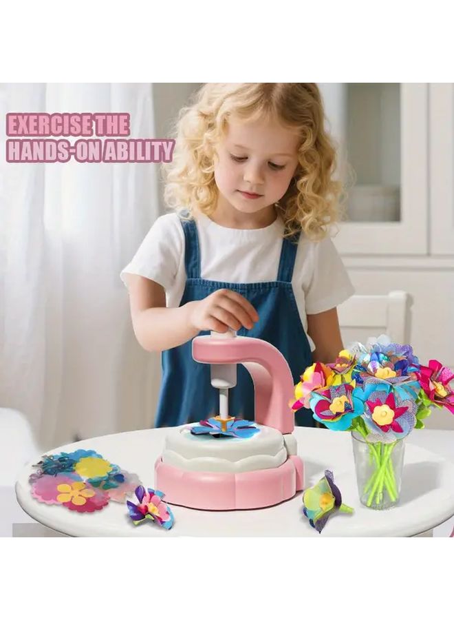 DIY Embossing Craft Kit 1 Set For Kids With Natural Art Tools Flowers And Leaves - Image 4