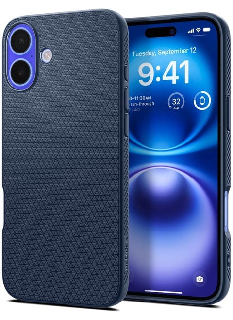 Liquid Air for iPhone 16 Plus Case Cover (2024) - Navy Blue