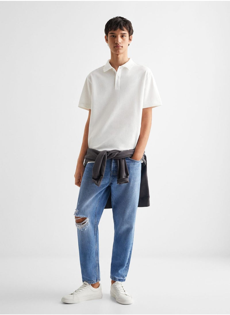 MANGO - Youth Essential Polo - Image 1