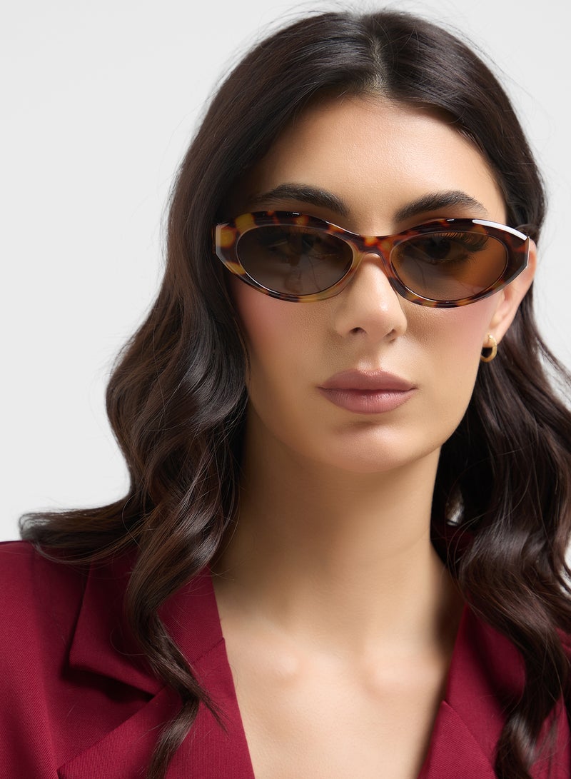 ELLA Oval Len Sunglasses  - Image 5
