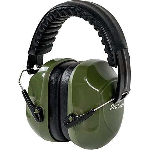 ProCase Noise Reduction Ear Muffs, Sound Proof Ear Protection, NRR 28dB Noise Cancelling Headphones for Adults Kids Autism, Hearing Protection for Shooting Gun Range Mowing -Armygreen - Image 1
