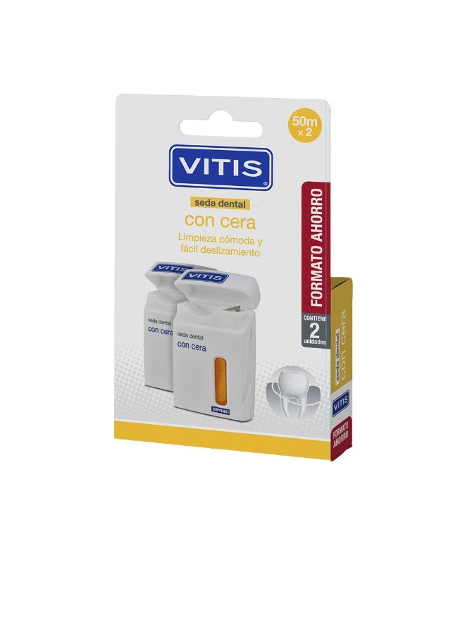 Vitis Dental Floss With Wax Set x2 - Image 1
