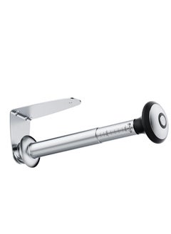 Generic Under Cabinet Paper Towel Holder, One Hand Operable Paper Towel Holder Wall Mount, Self-Adhesive Paper Towel Holder or Drilled, for Kitchen, Bathroom (Stainless)  - Image 1