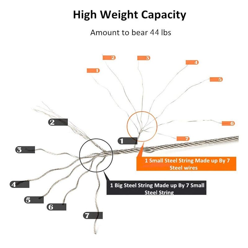 BESy Retractable Clothesline SUS304 Stainless Steel Clothes Dryer with Adjustable Stainless Steel Rope String Hotel Style Heavy Duty,9..2 Feets,Brushed Nickel Finish, Round Style - Image 4