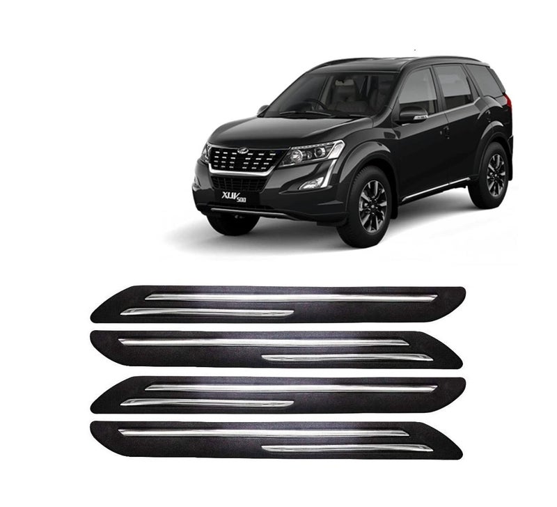 Car Bumper Guard for Mahindra Xuv 500 (2011-2015) - (Chrome Strip)