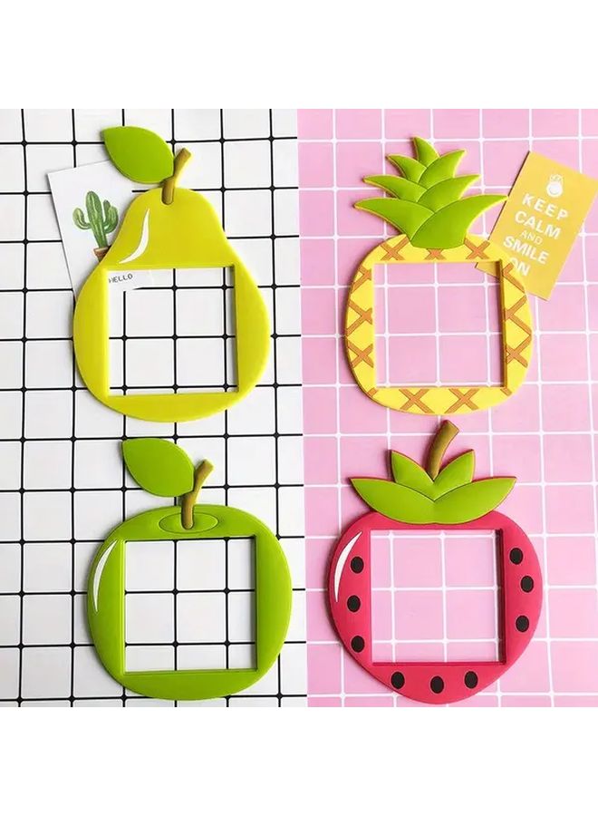 1pc Pineapple 3D Light Switch Cover Silicone Protective Fruit Sticker For Living Room Bedroom Bathroom Office Decor - Image 1