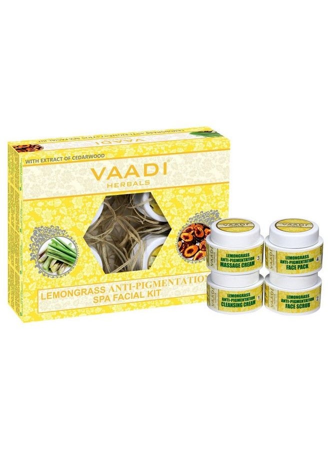VAADI HERBALS - مجموعة العناية بالوجه المضادة للتصبغ بخلاصة عشبة الليمون وخشب الأرز 70 جرام - Image 1