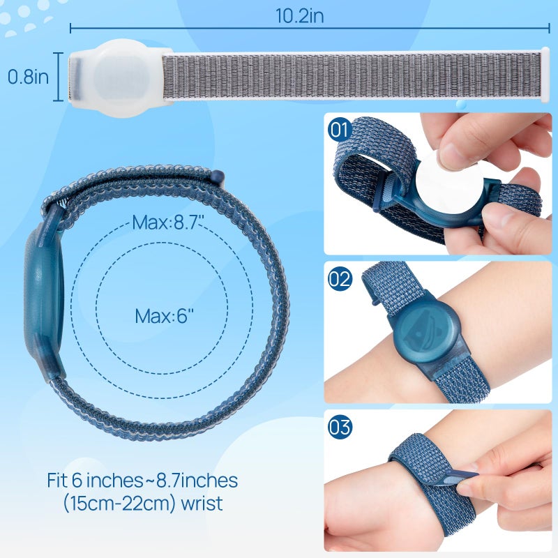 VIXAVI Princess Cruise Medallion Holders 2pcs - Adjustable Nylon Princess Medallion Holders with Secure Strap - Waterproof Cruise Ship Accessories - Ocean Blue & Grey Gift Box Keepsake - Image 5
