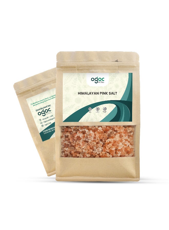 OGOC Himalayan Pink Salt Rock Salt Sendha Namak Natural Mineral Salt Gourmet Seasoning Crystals for Cooking Grilling Seasoning Kitchen Use - Image 5