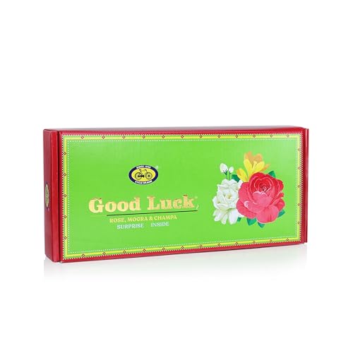 Cycle Pure Good Luck Agarbatti Collection with Wooden Ash Catcher | Rose, Mogra & Champa Incense Sticks | Floral Natural Incense for Puja, Meditation, Freshness and Happy Vibes | 300 GM - Image 4