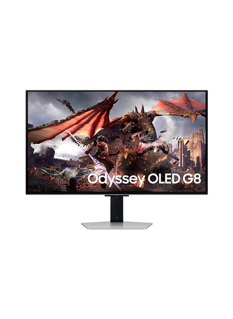 شاشة كمبيوتر ألعاب SAMSUNG Odyssey OLED G8، مقاس 32 بوصة، بدقة UHD 4K، ومعدل تحديث 240 هرتز أداء OLED مذهل يتميز بألوان نابضة بالحياة وسطوع لا مثيل له بدقة UHD تقنيات متقدمة لمنع الاحتراق معدل تحديث 240 هرتز ووقت استجابة 0.03 مللي ثانية للعب سلس - pzsku/Z8B67633134F9CCDB6C3CZ/45/_/1733302873/3e5e3e88-6603-437e-a81c-a71303e092dc