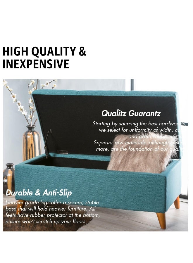 Wooden Furniture Legs, 4PCS Soild Wood Oblique Tapered Walnut Replacement Feet, Mounting Plate for Couch Sofa Cabinet TV Stand Armchair, 4 inch / 10cm - Image 4