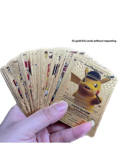 English Star Card Ronaldo Gold Foil Card 55 No Repeat World Cup Football PVC Stumble-Color:Baokemeng Gold Foil Card 55 No Repeat