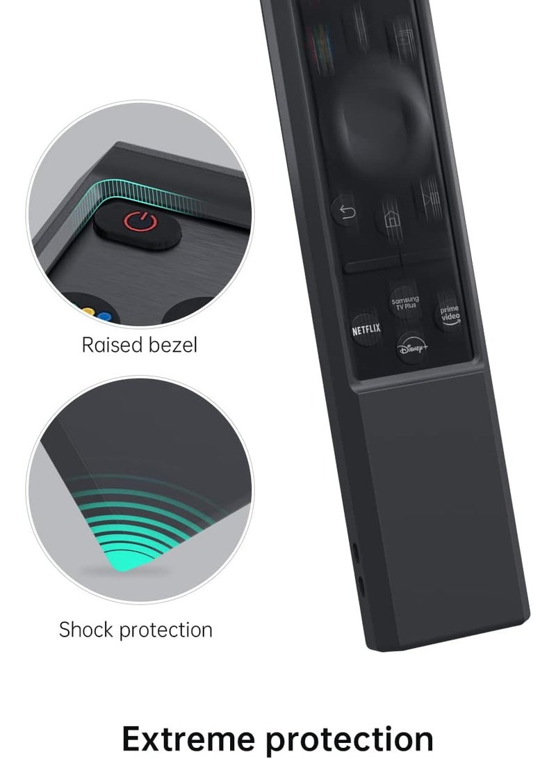 SIKAI CASE Protective Compatible with Samsung Remote Control SolarCell BN59-01386B BN59-01385A BN59-01385B BN59-01391A, Remote Control for Samsung Neo QLED OLED TV 2022 TM2280E TM2281E (Black) - Image 4