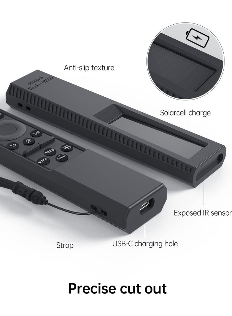 SIKAI CASE Protective Compatible with Samsung Remote Control SolarCell BN59-01386B BN59-01385A BN59-01385B BN59-01391A, Remote Control for Samsung Neo QLED OLED TV 2022 TM2280E TM2281E (Black) - Image 5