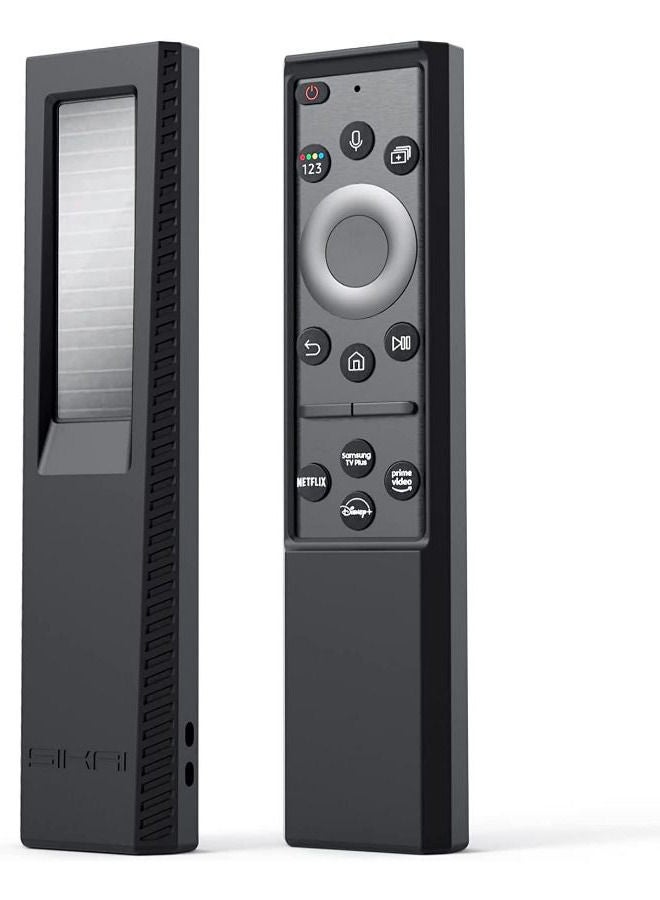 SIKAI CASE Protective Compatible with Samsung Remote Control SolarCell BN59-01386B BN59-01385A BN59-01385B BN59-01391A, Remote Control for Samsung Neo QLED OLED TV 2022 TM2280E TM2281E (Black) - Image 1