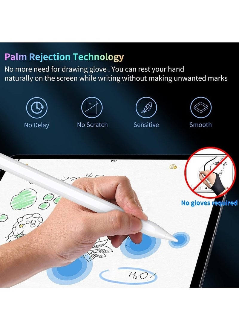 Stylus Pen For IPad 9th&10th Gen With Palm Rejection Active Pencil Compatible With Apple IPad 10th/9th/8th/7th/6th Gen IPad Air 5th/4th/3rd Gen iPad Pro 11 & 12 9 Inch  - Image 5
