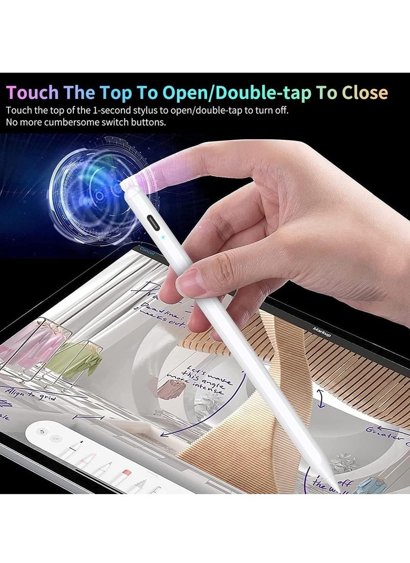 Stylus Pen For IPad 9th&10th Gen With Palm Rejection Active Pencil Compatible With Apple IPad 10th/9th/8th/7th/6th Gen IPad Air 5th/4th/3rd Gen iPad Pro 11 & 12 9 Inch  - Image 4